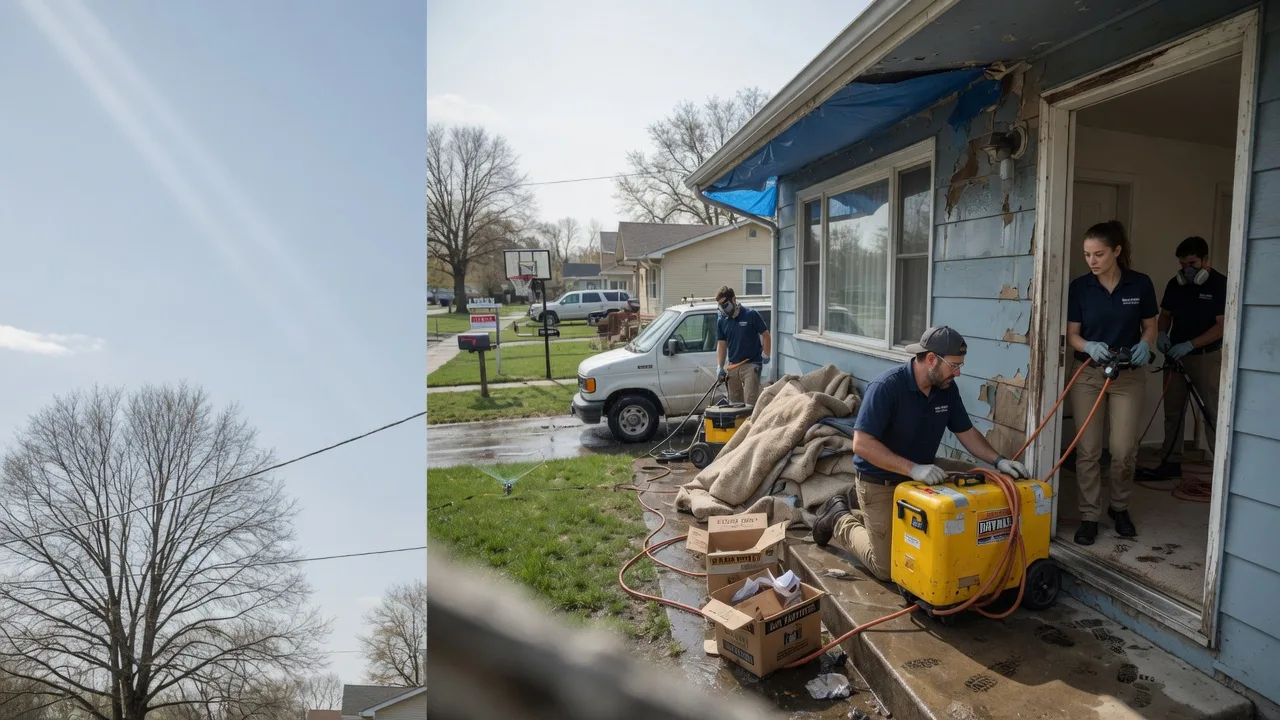 Basement Flood Cleanup in Roberts, IL near me